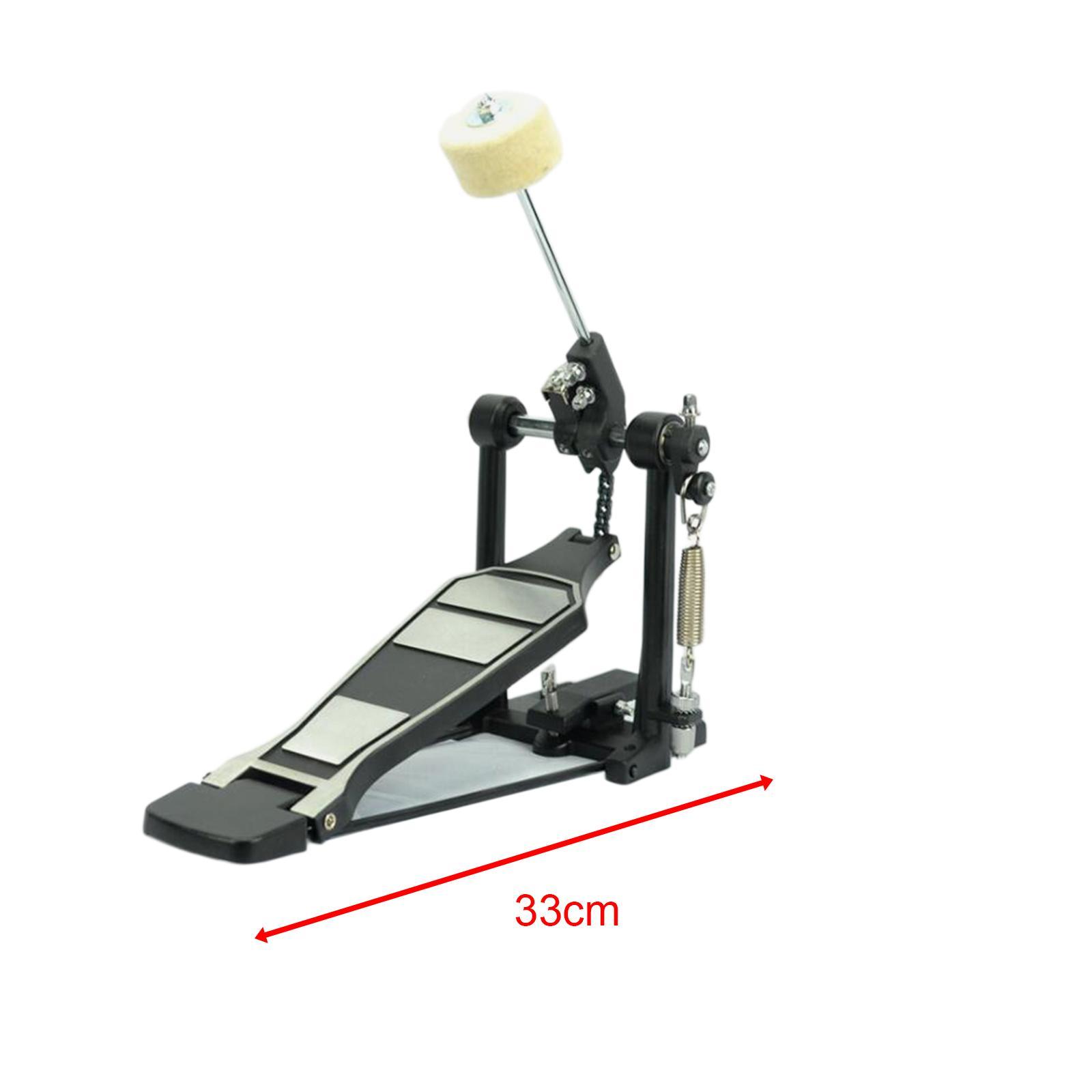 Single Bass Drum Pedal Felt Head Durable Professional Drum Foot Pedal Beater