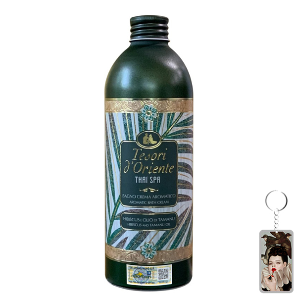 Sữa tắm nước hoa Tesori d'Oriente Thai Spa 500ml tặng móc khóa