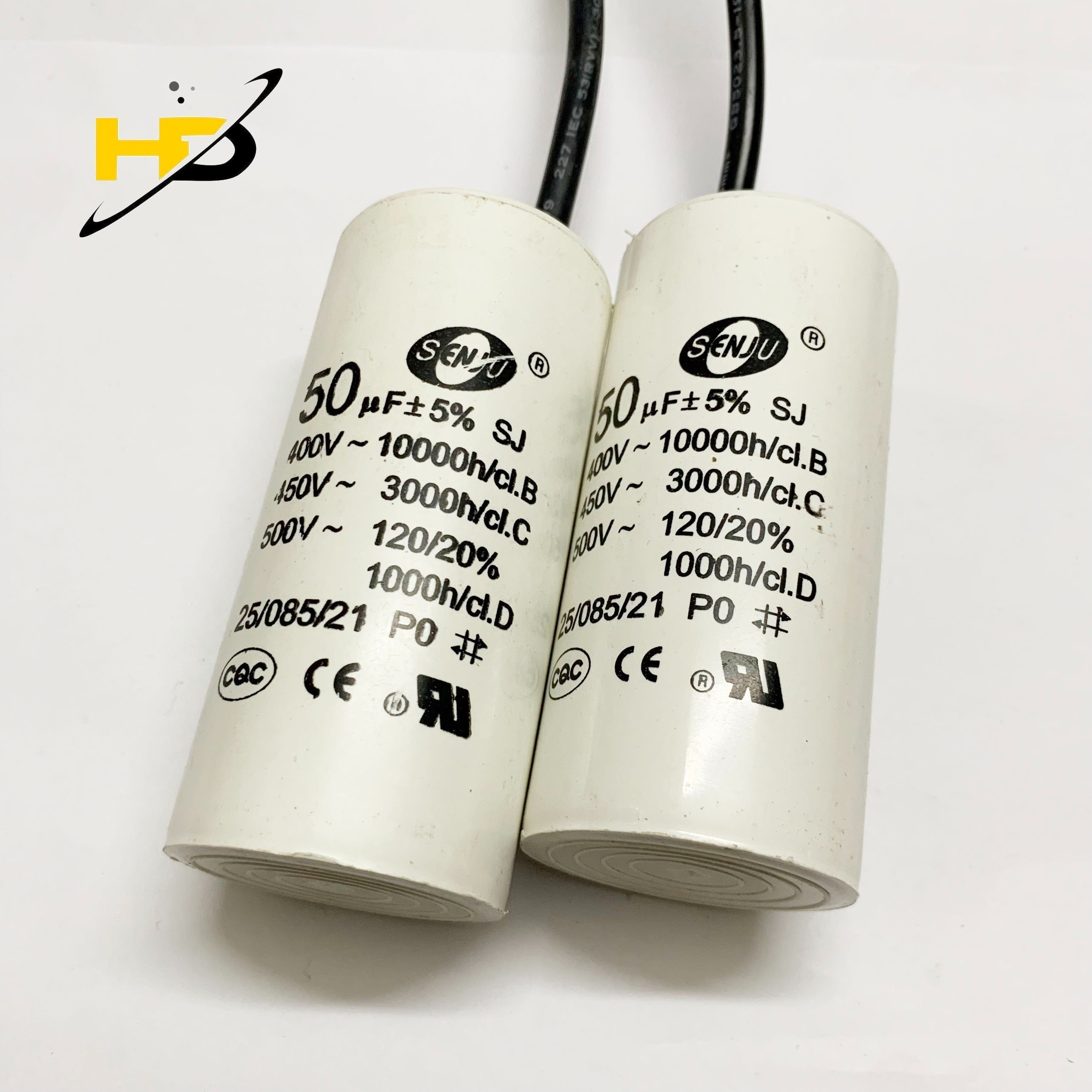 Tụ Điện Senju CBB60 50uF 450V 5% , Tụ Xoay Chiều Dùng Khởi Động Máy Bơm