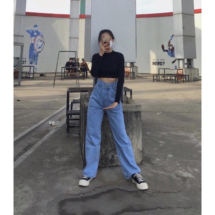 Quần Baggy JEANS Ống Suông