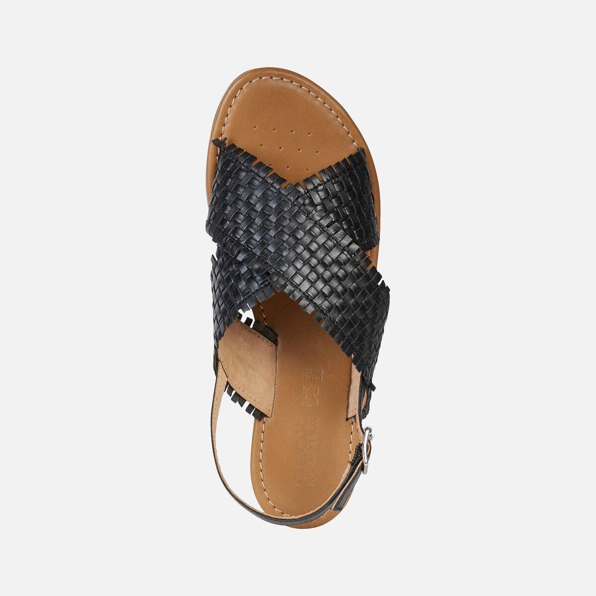 Giày Sandal Nữ GEOX D Sozy S A BLACK