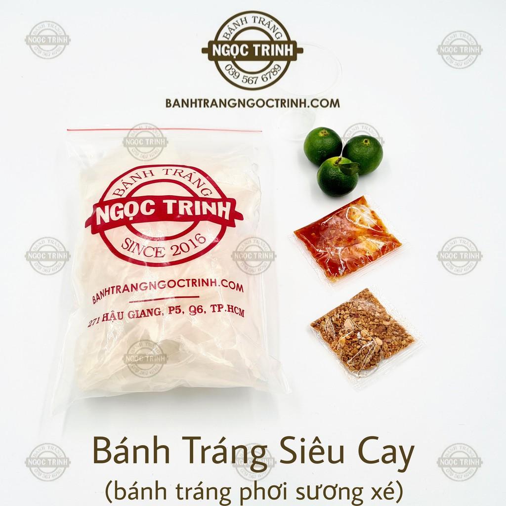 Bánh tráng siêu cay (5 Túi) loại bánh tráng phơi sương cao cấp - Thương hiệu đẳng cấp hàng đầu bánh tráng Ngọc Trinh