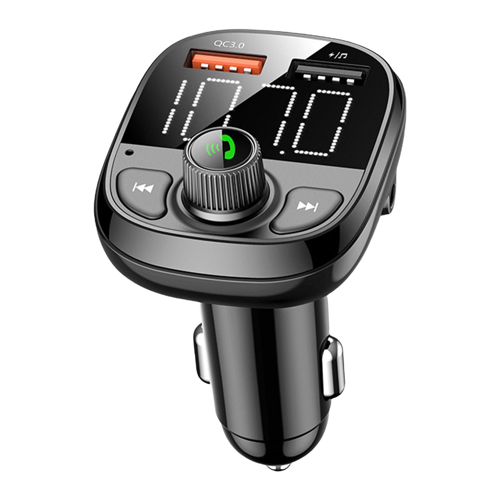 Car FM Transmitter 2 USB Port Support TF Card MP3 Player