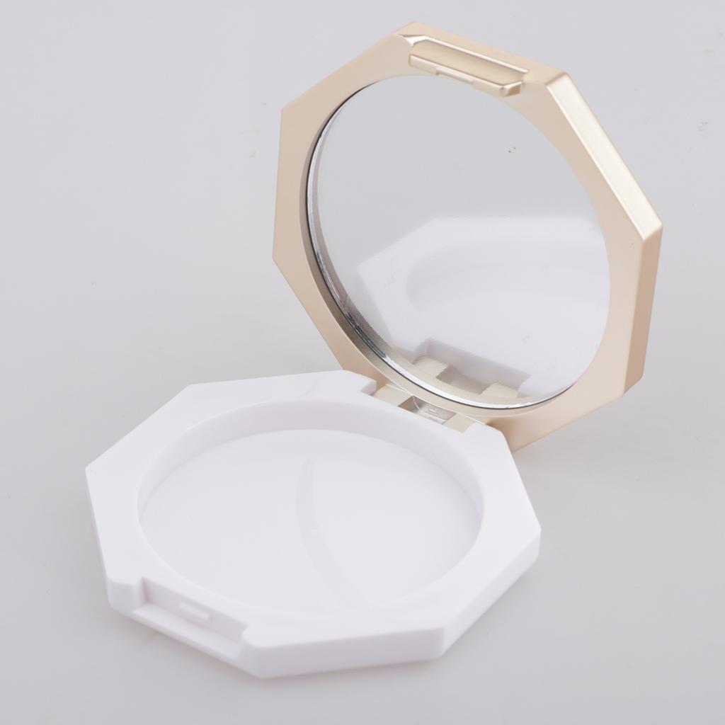 Plastic Empty Powder Case Box Face Powder Makeup Blusher Cosmetic Container