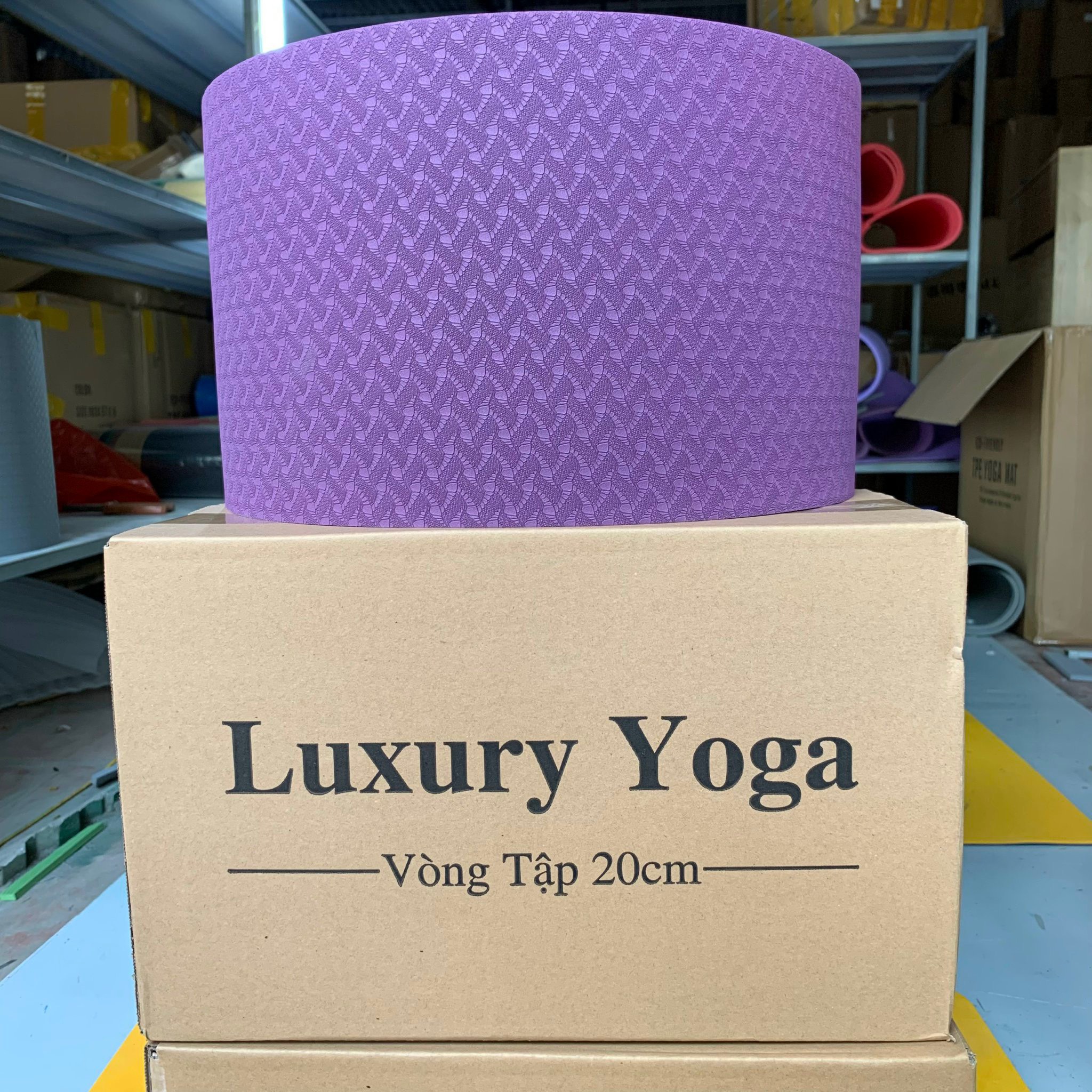 Vòng tập Yoga bản rộng 33 x 20cm nhựa ABS cao cấp không gai , chịu lực 200kg hỗ trợ tập các tư thế khó trong Yoga ,  bề mặt TPE 8mm , phù hợp tập ở nhà và các CLB trung tâm Yoga