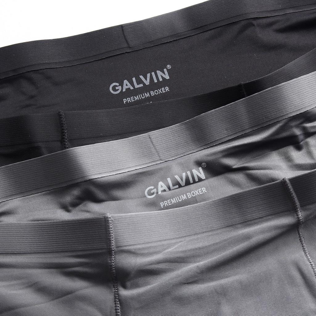 Quần lót BOXER nam vải lụa băng tự nhiên 100% thoáng khí, co giãn cao cấp BX12 - Leo Vatino