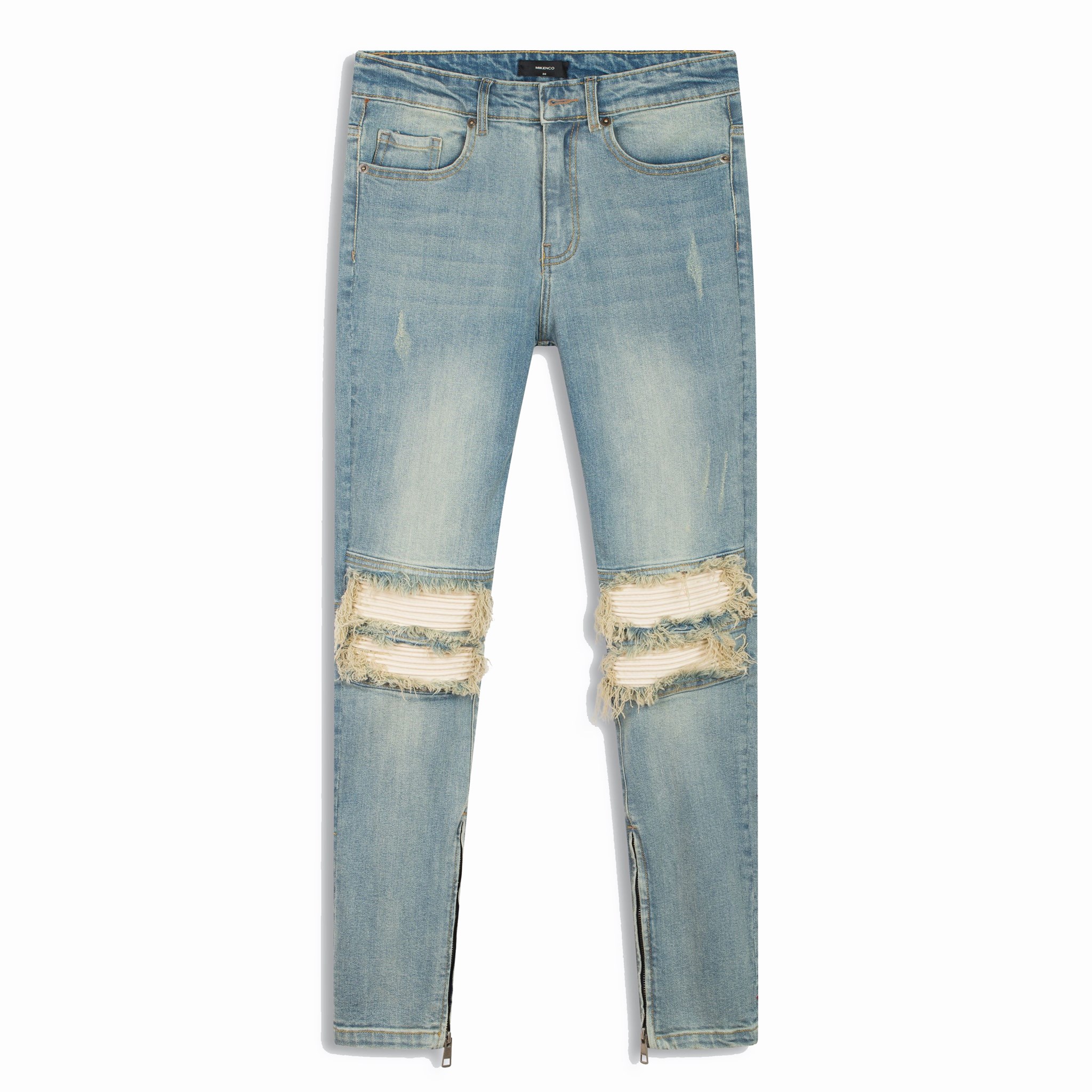 Quần jean nam MIKENCO DISTRESSED JEANS BLUE