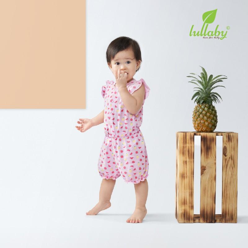 [Giảm Đến 50%] Bộ đồ Jumpsuit bé gái NH4OB - Lullaby Hàng Chính Hãng