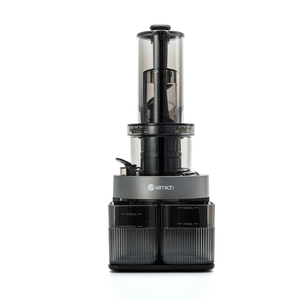 Máy ép chậm Elmich JEE-8759, công suất 240W mạnh mẽ ép kiệt bã, giữ lại chất dinh dưỡng và hương vị trong trái cây,độ ồn dưới 58dB, ép kiệt tới 98% - Hàng chính hãng
