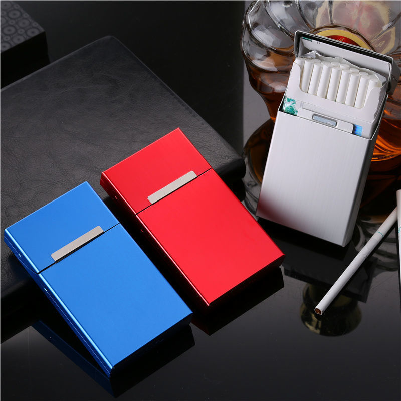 Hộp Đựng Thuốc 20 Điếu Dài Slim Hộp Nhôm Bóng Trơn