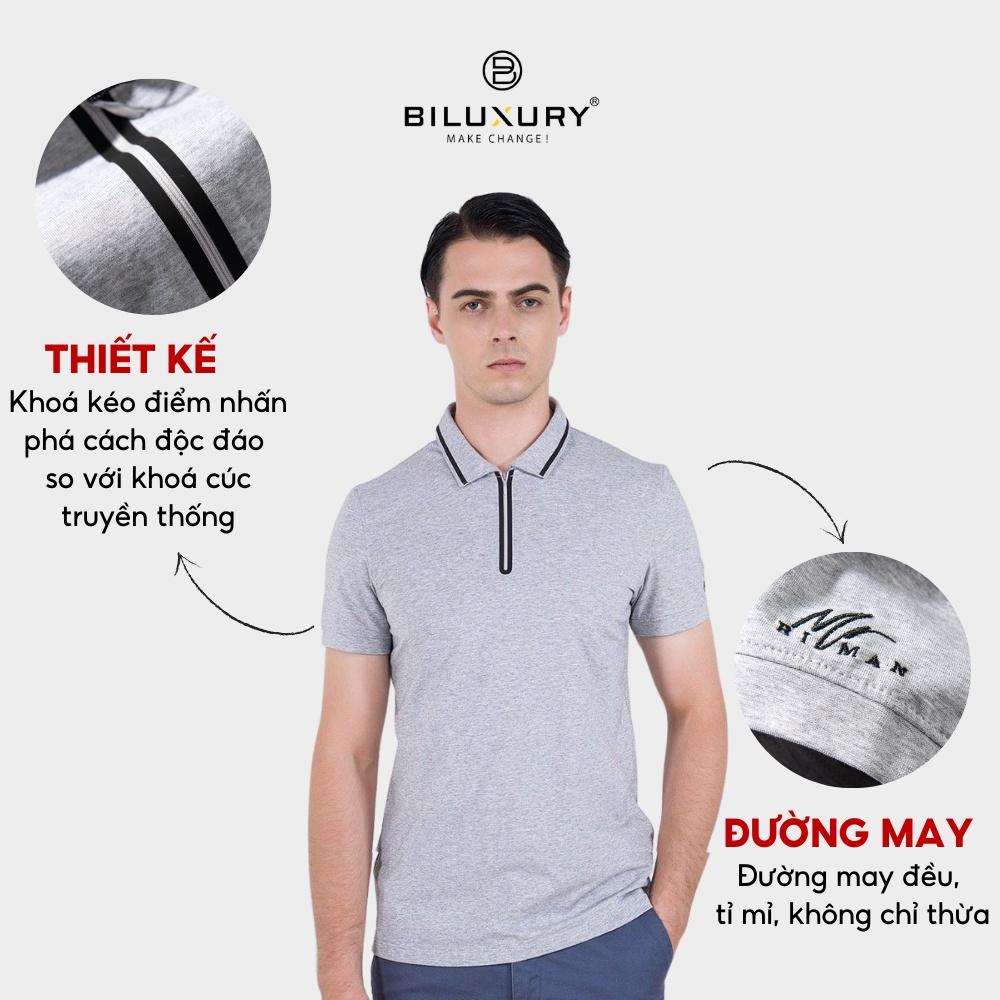 Áo polo nam cổ bẻ Biman by Biluxury thun co giãn 4 chiều form chuẩn vừa người thoải mái vận động 5APCT001