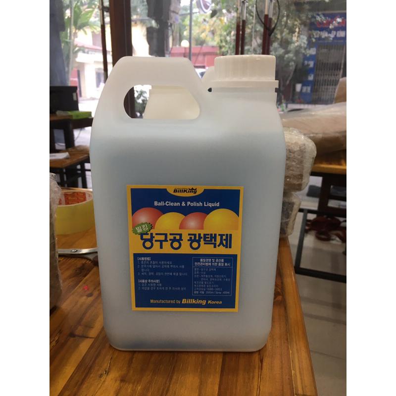 Dung Dịch Lau Bi Bida - Nước Rửa Vệ Sinh Bóng Bi A Chai 500ml/1000ml/2000ml - Dùng được cho máy lau bi - BIDA TRƯỜNG THỌ
