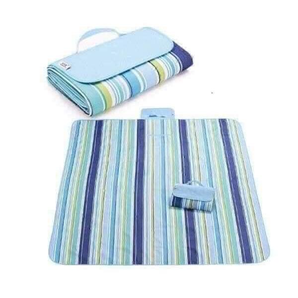 Thảm picnic gấp gọn, Bạt trải cắm trại, Thảm du lịch cao cấp - Chống thấm nước, họa tiết caro, gấp gọn tiện lợi