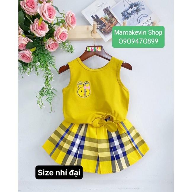 MAMAKEVIN Set Bộ Bé Gái Phối Chân Váy Xinh Xắn Bé 9-35Kg