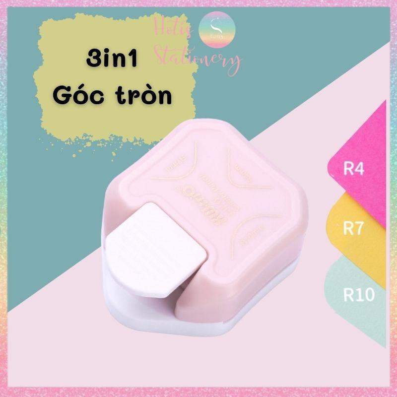 Dụng cụ bấm góc tròn KW-triO 3-Way Corner Punch - Cắt góc thủ công DIY 3in1- Làm thiệp/ danh thiếp/ tag