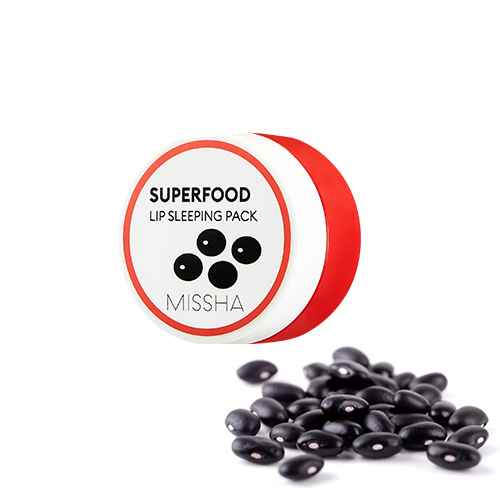 Mặt Nạ Ngủ Dưỡng Ẩm Làm Mềm Môi &amp; Phục Hồi Môi Thâm Missha Superfood Black Bean Lip 7g