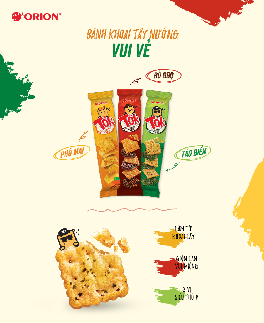 Snack Khoai Tây Nướng Tok