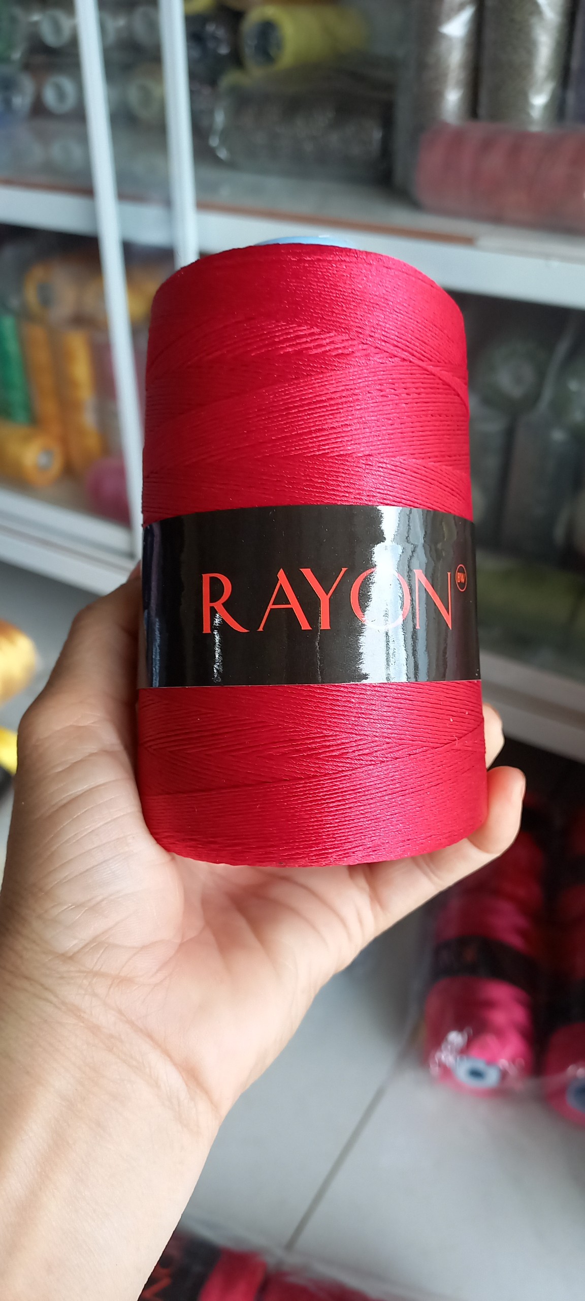 Sợi rayon dùng trong đan móc màu số 6