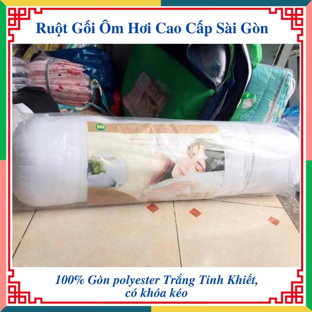 Ruột Gối Ôm Ép Hơi 100x35cm 100% Bông Gòn Đàn Hồi Cao Cấp