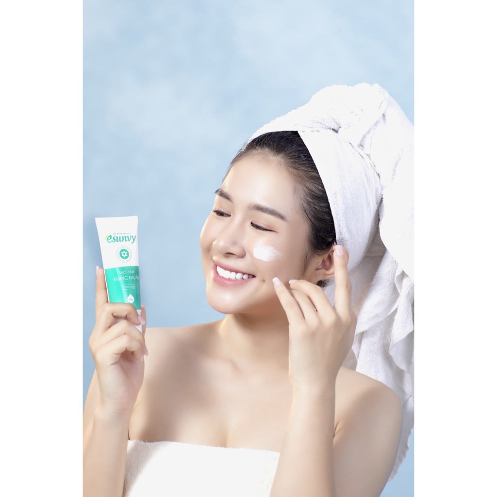Sữa Rửa Mặt Esunvy Giúp Kiểm Soát Bã Nhờn Sạch Mụn Dùng Cho Mọi Loại Da