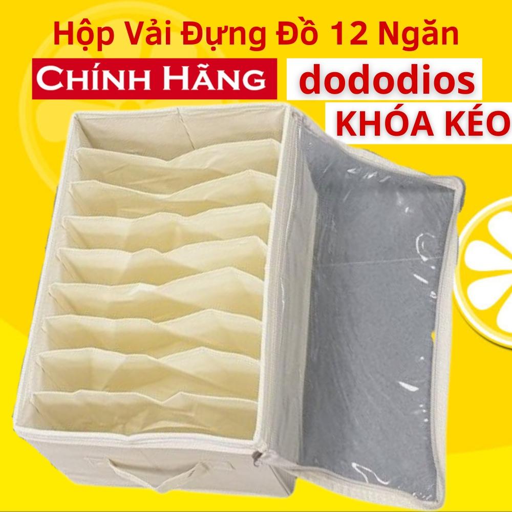 Hình ảnh 12 Ngăn - Hộp vải đựng quần áo chia ngăn dododios chất liệu vải không dệt có 7, 9, 11 và 12 ngăn