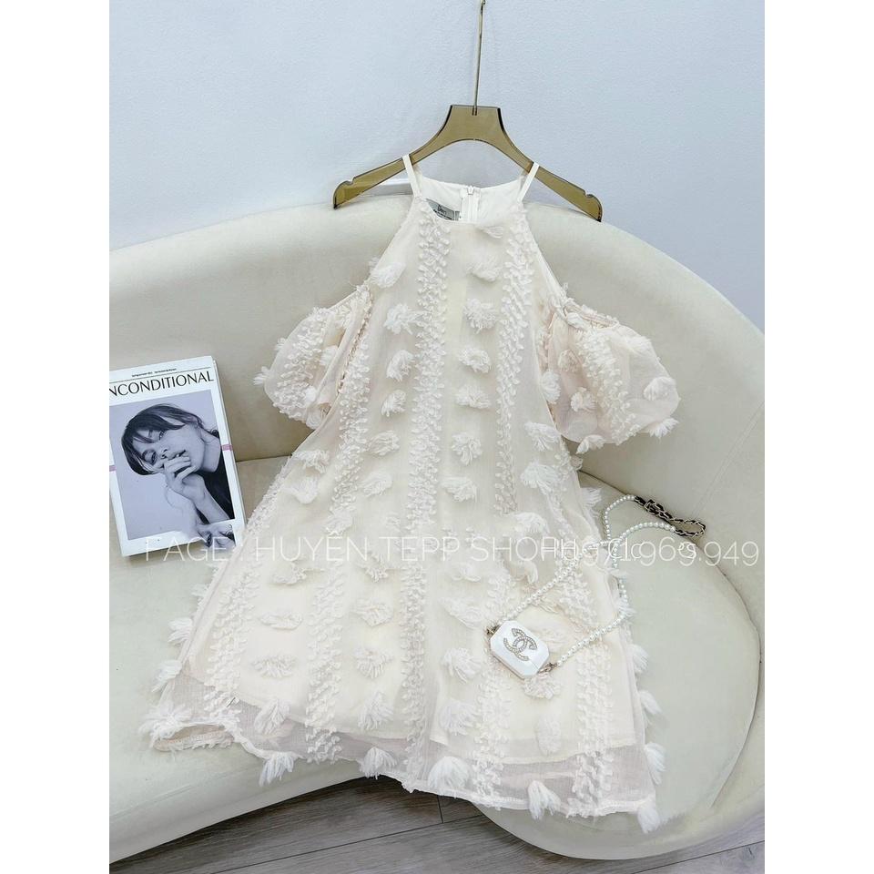 Váy bầu thiết kế M79 đầm bầu mùa hè công sở dáng suông thời trang màu trắng sau sinh bauxinh