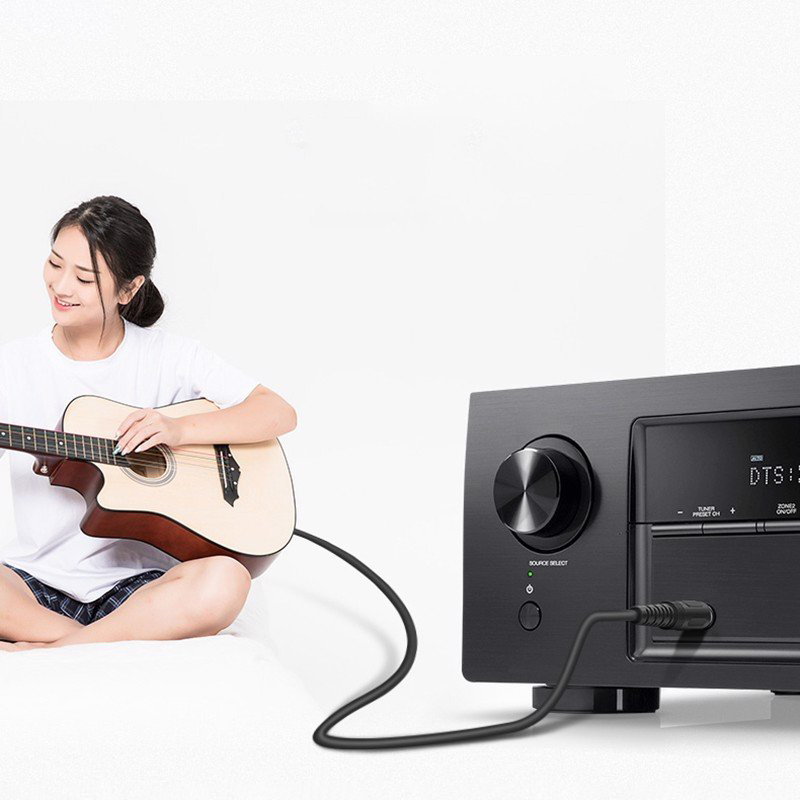 Choseal Q3840 - Cáp 2 Đầu 6.5mm Stereo Chuyên Dụng Cho Đàn Guitar, Piano Điện - Hàng Chính Hãng