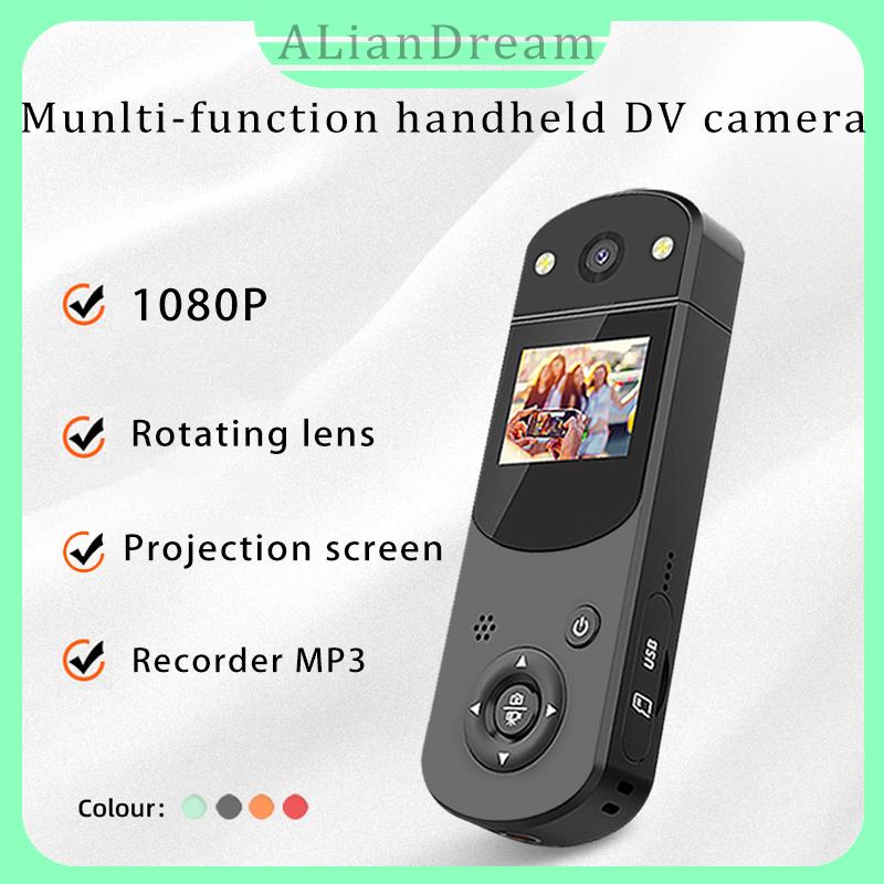 Camera hành động cầm tay HD 1080p DV Máy quay kỹ thuật số trở lại clip ổ đĩa ghi âm đêm Tầm nhìn di động máy ảnh mini máy nghe nhạc mp3