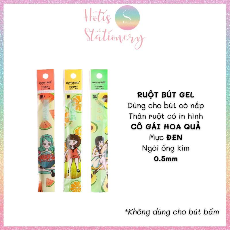 Ruột bút gel thay thế dùng cho bút gel có nắp