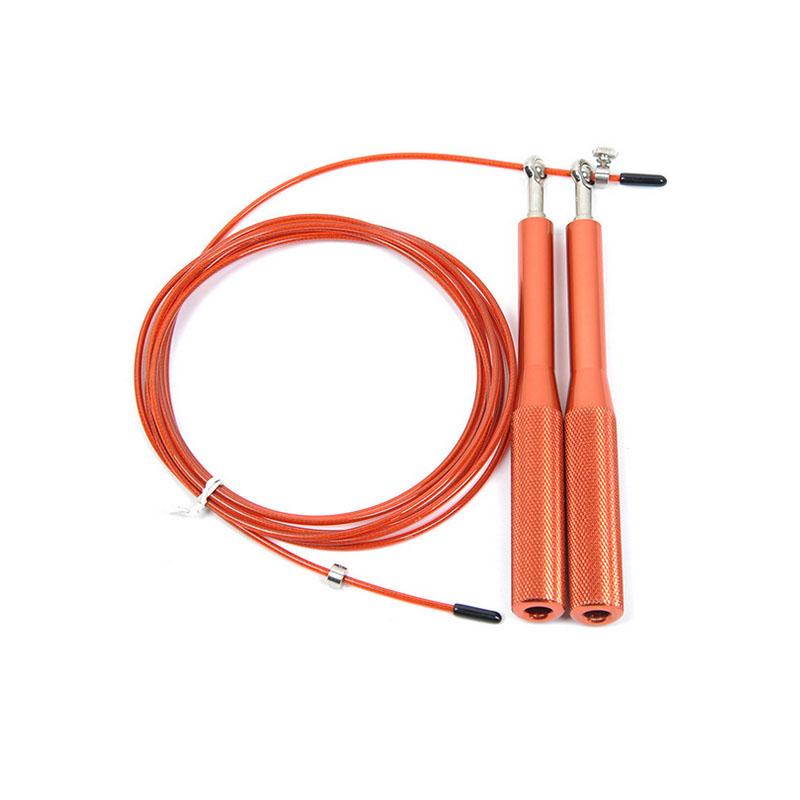 Tốc độ nhảy dây thừng nhảy dây đàn ông trẻ em trẻ em tập thể dục thiết bị tập thể dục có thể điều chỉnh tập thể dục MMA Color: Black