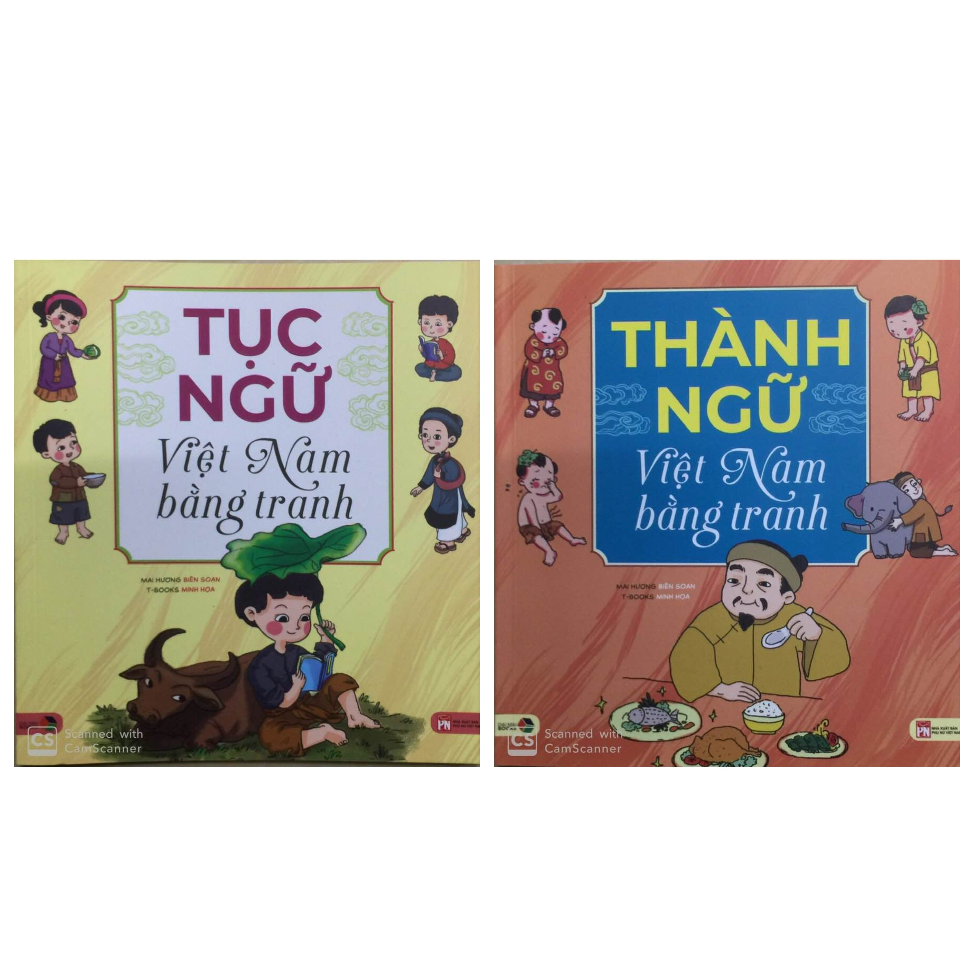 Combo 2 cuốn Tục ngữ Việt Nam bằng tranh và Thành ngữ Việt Nam bằng tranh