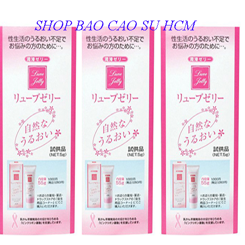 combo 3 gói GEL BÔI TRƠN NHẬT BẢN '(5g/gói)
