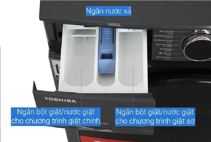 Máy giặt Toshiba Inverter 13 kg TW-T21BU140UWV(MG) - HÀNG CHÍNH HÃNG - CHỈ GIAO HCM