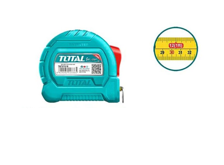 Thước kéo thép  nền vàng  3x16mm total TMT37316