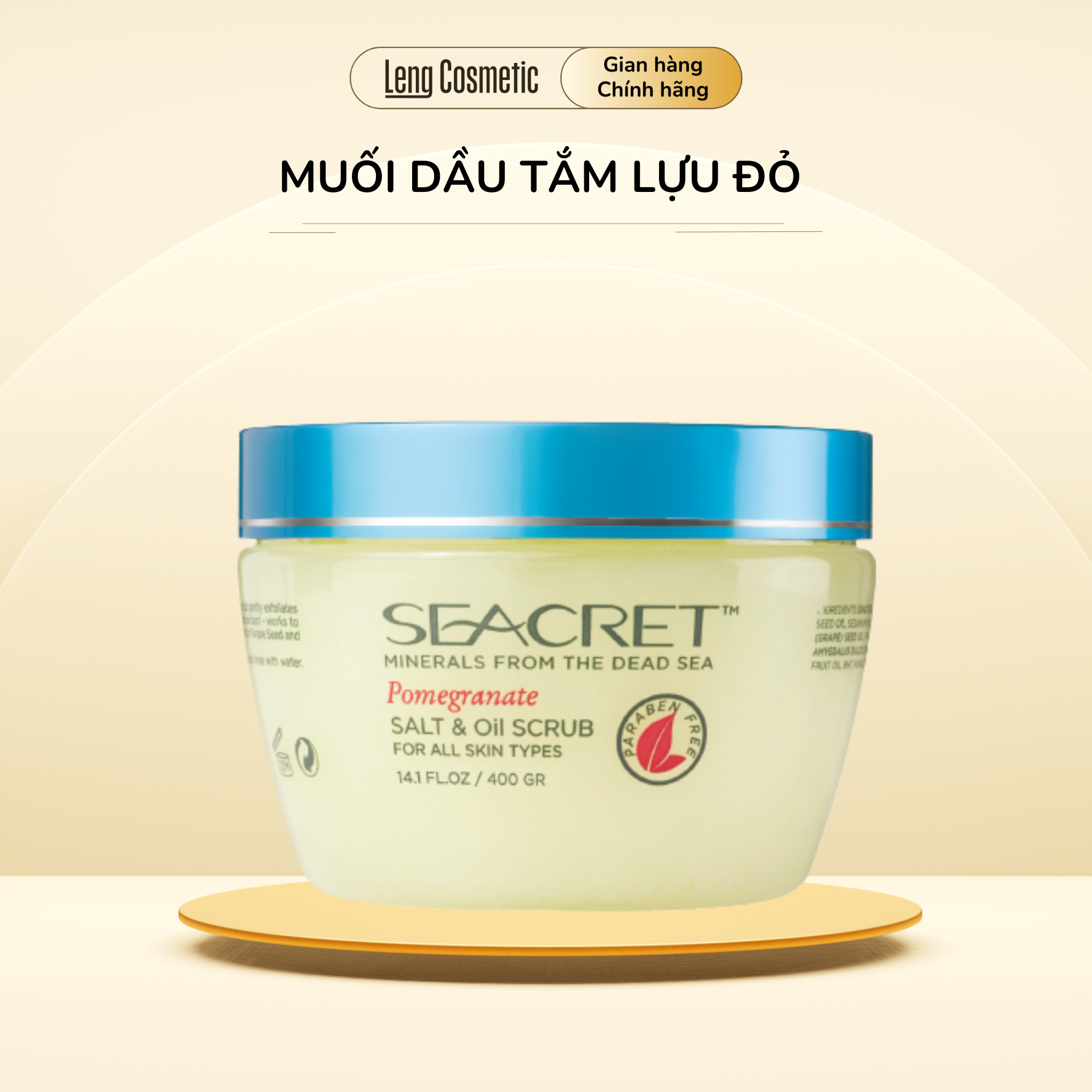 MUỐI DẦU TẮM LỰU ĐỎ SEACRET