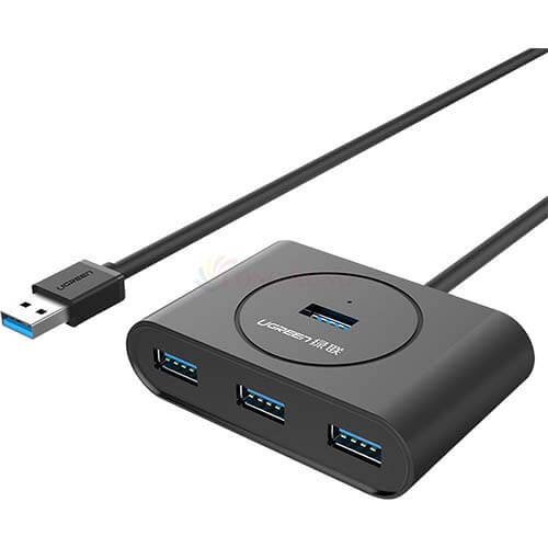 Cổng chuyển đổi Ugreen 4-in-1 USB 3.0 Hub CR113 - Hàng chính hãng