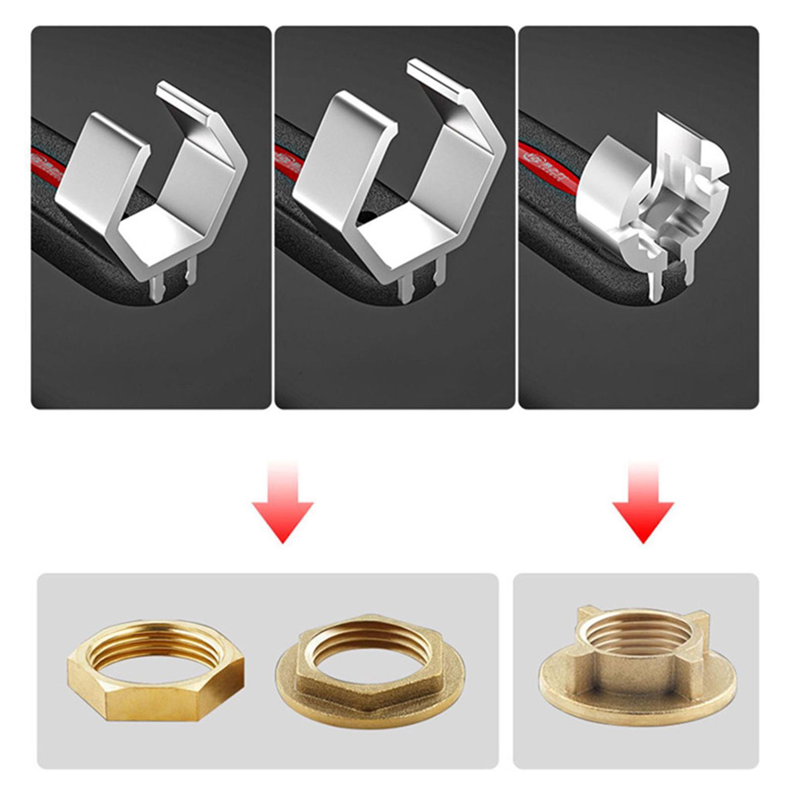 Bathroom Wrench Adjustable Double Ended Wrench Durable Accessory Universal