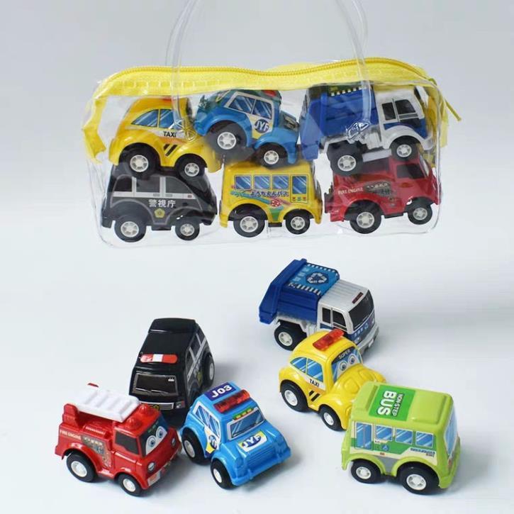 Set 6 ô tô đồ chơi cho bé