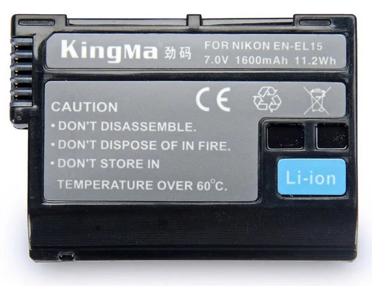 Bộ 1 pin 1 sạc đôi Kingma EN-EL15