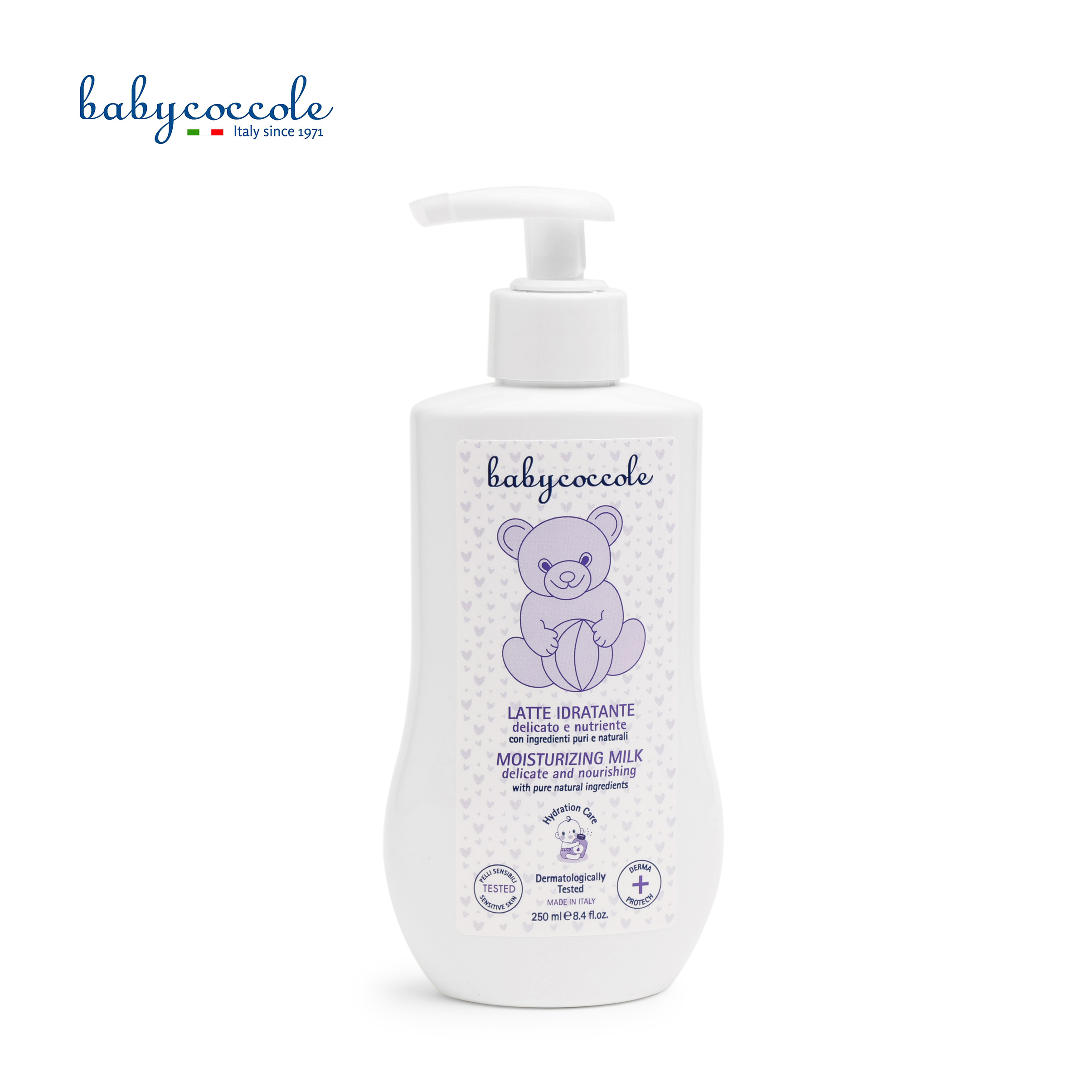 Sữa dưỡng thể chiết xuất hạnh nhân Babycoccole 250ml 0M+