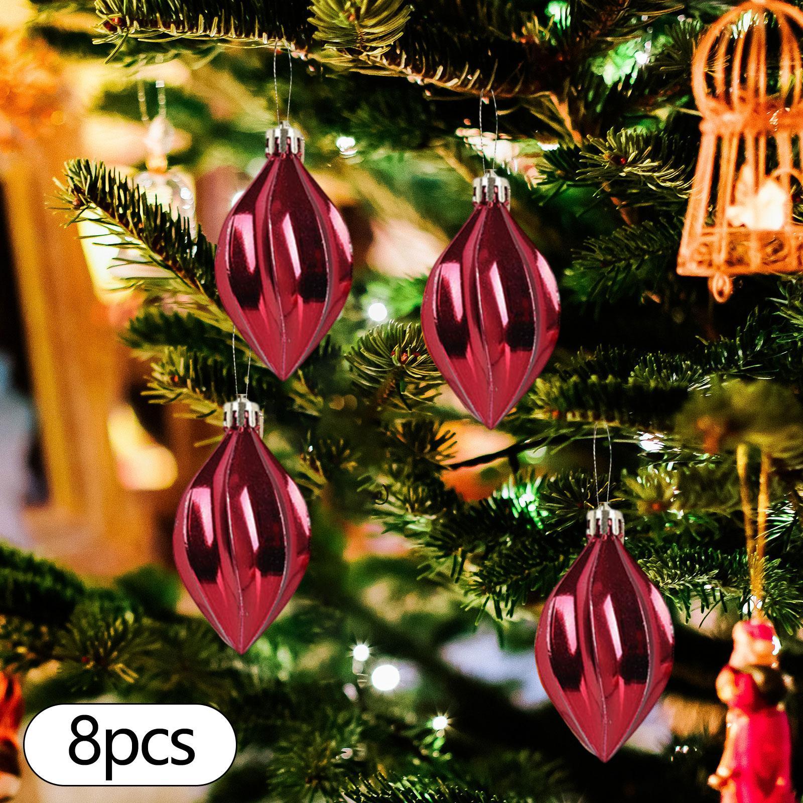8Pcs Christmas Pendant Christmas Tree Decoration Christmas Tree Pendant Decorations for Photo Props Bedroom Fall Party Favors