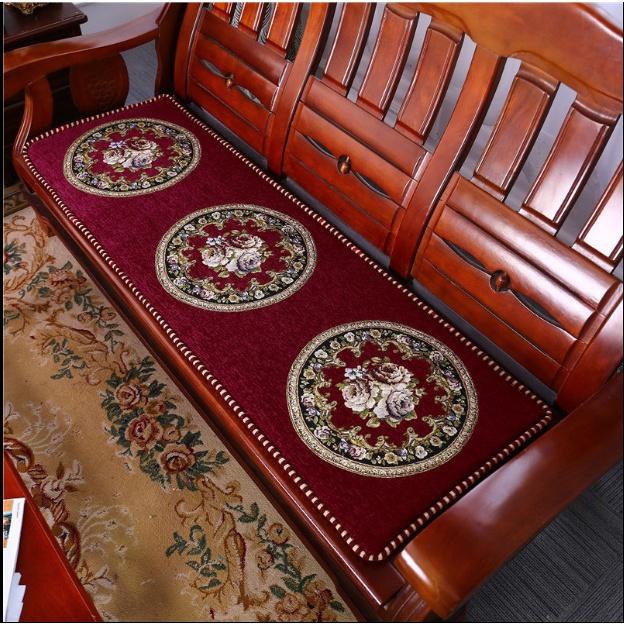 Bộ 3 thảm trải, niệm trải ghế hoàng gia ( 1 thảm dài và 2 thảm ngắn ) GD180