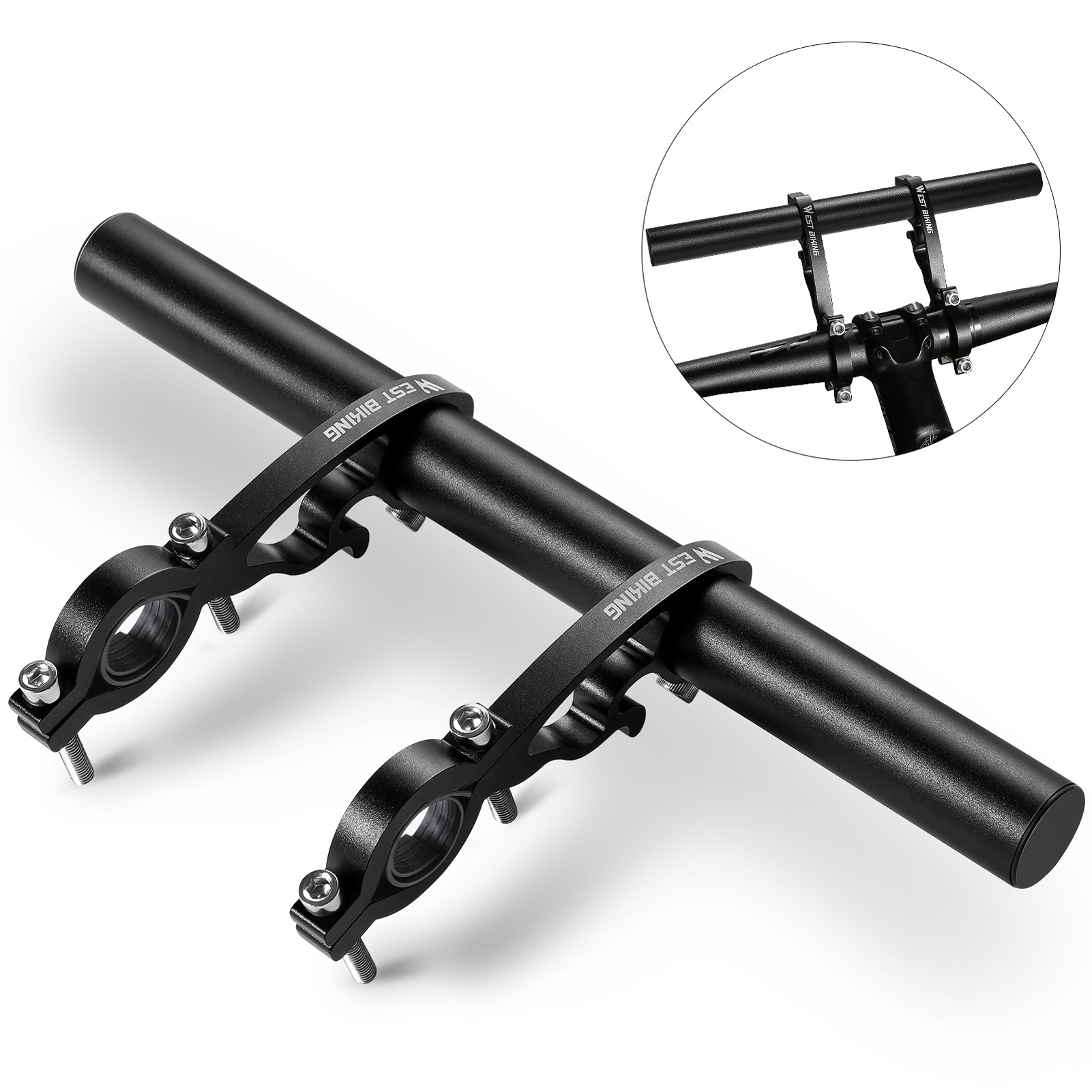 Giá Đỡ Mở Rộng 25mm Cho Ghi Đông Xe Đạp 18-35mm Bằng Hợp Kim Nhôm/Sợi Cacbon