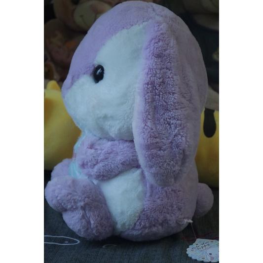(Ảnh thật) THỦ BÔNG THỎ BÔNG NHẬT BẢN CAO CẤP/Pote Usa 16'' Purple Plush Loppy Bunny Amuse