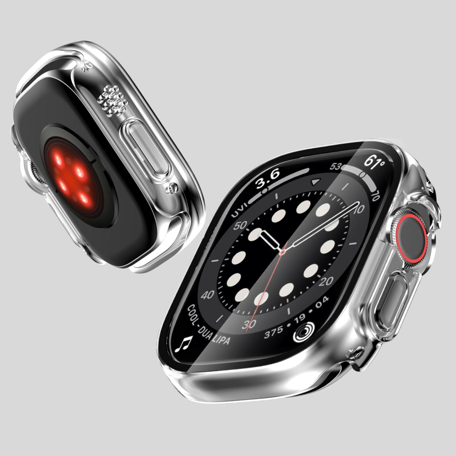 Ốp Case Kính Cường Lực Dành Cho Apple Watch Ultra Kai.N Curved Glass - Hàng Chính Hãng