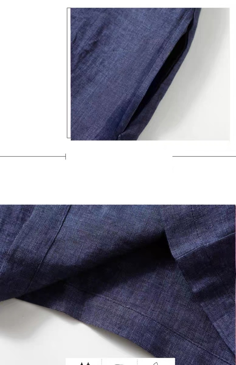 Đầm suông công sở linen cổ đức 2 túi sườn ArcticHunter, thời trang thương hiệu chính hãng