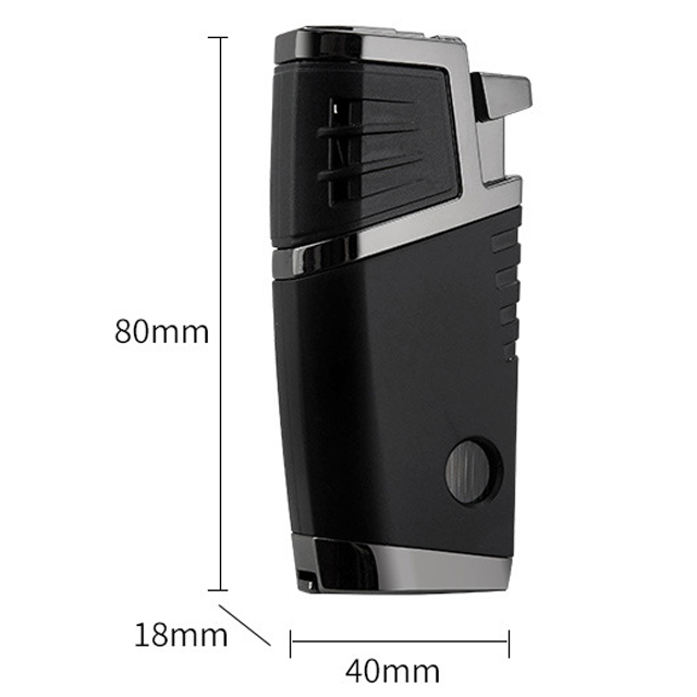 Vỏ Hột Quẹt Bật Lửa Gas Honest BCZ-754 Khò 2 Tia Cực Mạnh Kèm Đục - Nhiều Màu