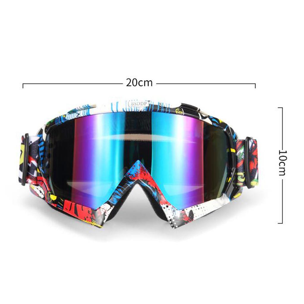 Unisex Motorcycle Goggles Dirt Bike Goggles Grip for ATV Motocross Goggles Glasses Lens Kit Fit for Men Women Youth