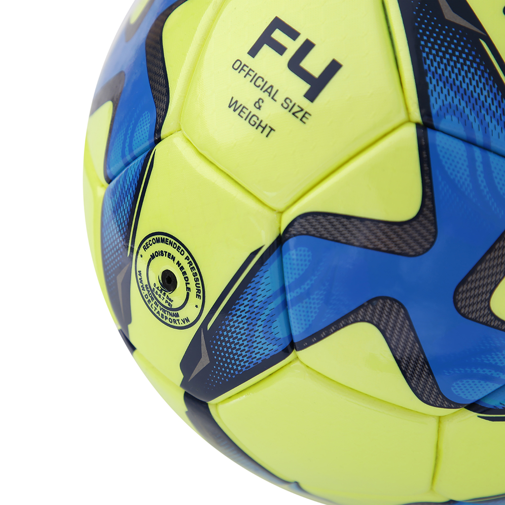 Bóng đá futsal DELTA 3610-4D size 4 chất liệu da TPU tổng hợp, chơi trên sân cỏ nhân tạo hoặc trong nhà phù hợp sử dụng từ 12 tuổi.