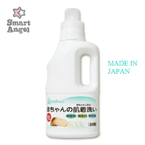 Nước giặt quần áo cho bé Smart Angel Nhật Bản chai 800 ml